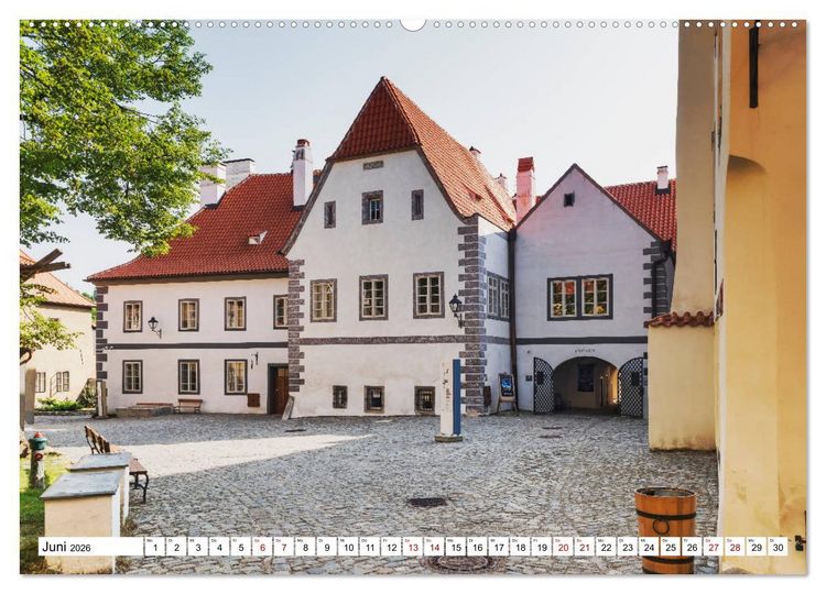 Produktbild: Ein Wochenende in Krumau (hochwertiger Premium Wandkalender 2026 DIN A2 quer), Kunstdruck in Hochglanz