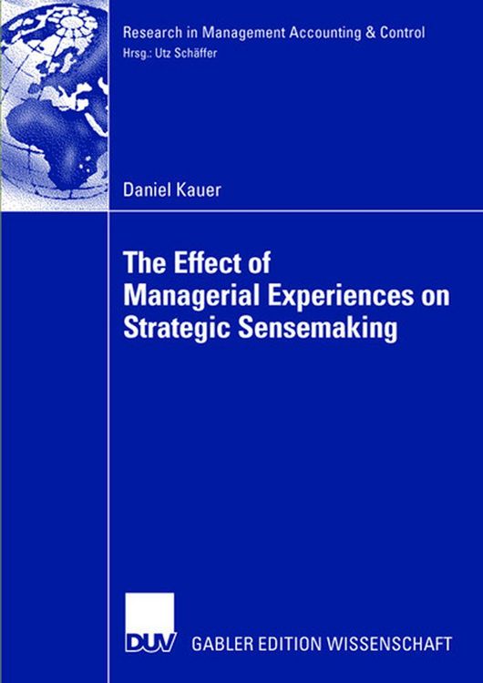 Produktbild: The Effect of Managerial Experiences on Strategic Sensemaking