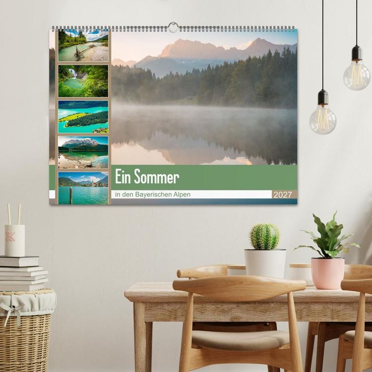 Produktbild: Ein Sommer in den Bayerischen Alpen (Wandkalender 2027 DIN A2 quer), CALVENDO Monatskalender