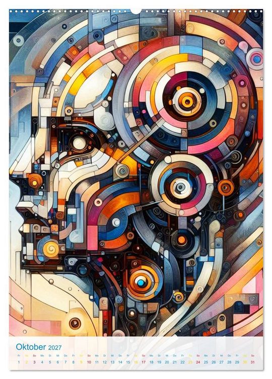 Produktbild: Syn&auml;sthetische Kunst - Musik in Farben und Formen (Wandkalender 2027 DIN A2 hoch), CALVENDO Monatskalender
