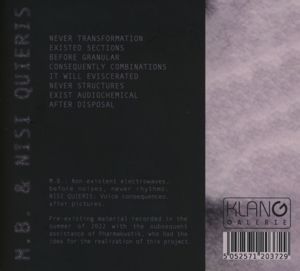 Produktbild: Never Existed Before Consequently It Will Never Ex