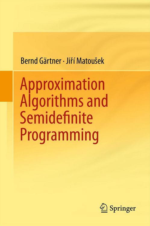 Produktbild: Approximation Algorithms and Semidefinite Programming