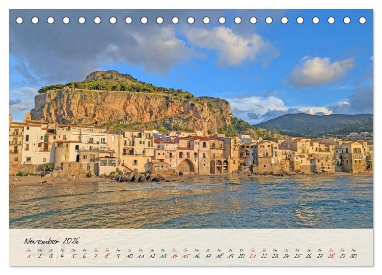 Produktbild: Siziliens Zauber &ndash; Von Palermo bis Taormina (Tischkalender 2026 DIN A5 quer), CALVENDO Monatskalender