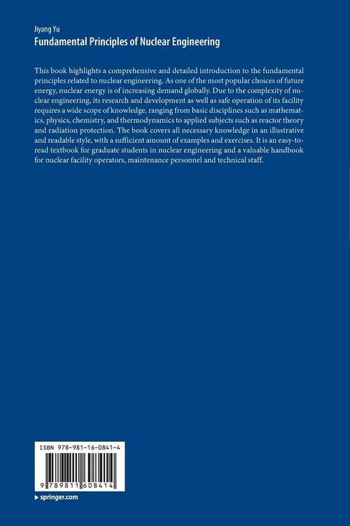 Produktbild: Fundamental Principles of Nuclear Engineering