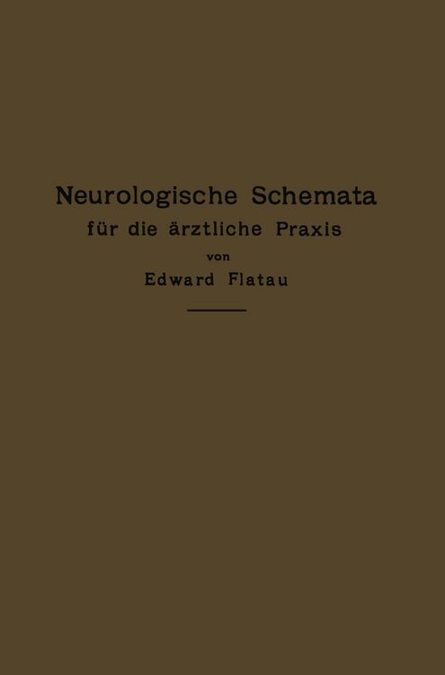 Produktbild: Neurologische Schemata f&uuml;r die &auml;rztliche Praxis