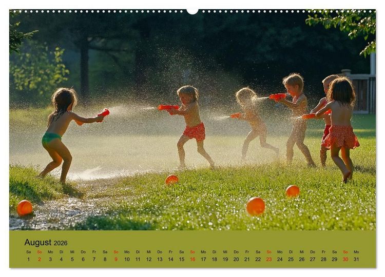 Produktbild: Wei&szlig;t du noch? Der Kalender deiner Kindheitserinnerungen. (Wandkalender 2026 DIN A2 quer), CALVENDO Monatskalender