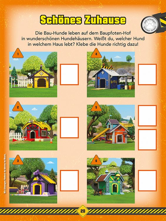Produktbild: Rubble & Crew: 1001 Sticker: Stickern &ndash; R&auml;tseln &ndash; Ausmalen