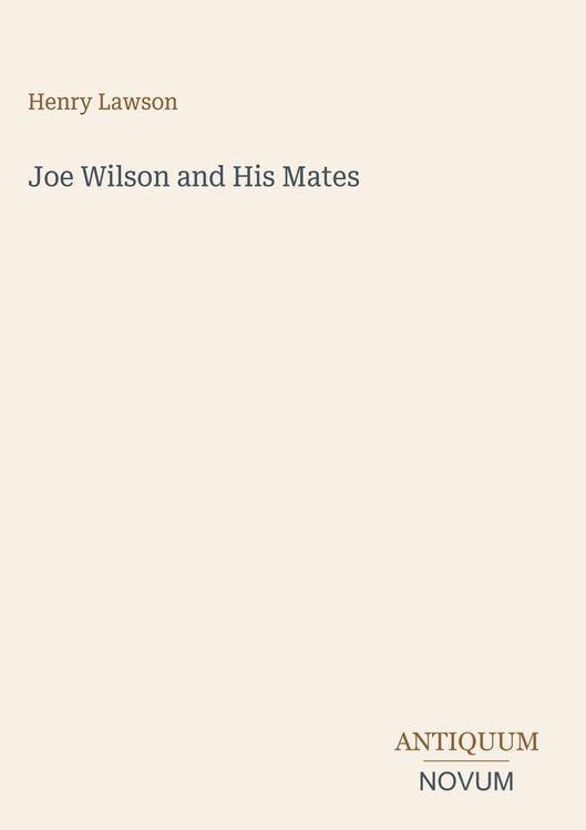 Produktbild: Joe Wilson and His Mates