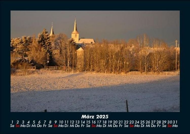 Produktbild: Landschaftskalender 2025 Fotokalender DIN A5