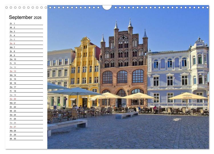 Produktbild: Treffpunkt Ostsee (Wandkalender 2026 DIN A3 quer), CALVENDO Monatskalender