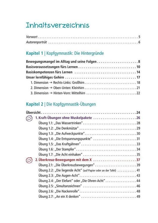 Produktbild: Praxisbuch Kopfgymnastik f&uuml;r Kinder