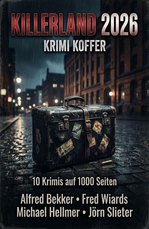 Produktbild: Killerland 2026: Krimi Koffer 10 Krimis auf 1300 Seiten