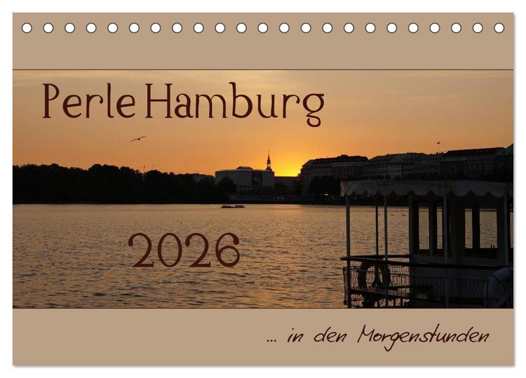 Produktbild: Perle Hamburg (Tischkalender 2026 DIN A5 quer), CALVENDO Monatskalender