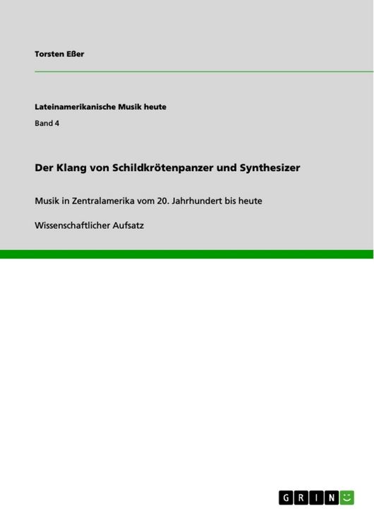 Produktbild: Der Klang von Schildkr&ouml;tenpanzer und Synthesizer