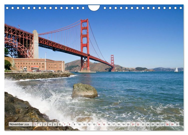 Produktbild: St&auml;dte der USA - Metropolen und Momente (Wandkalender 2026 DIN A4 quer), CALVENDO Monatskalender
