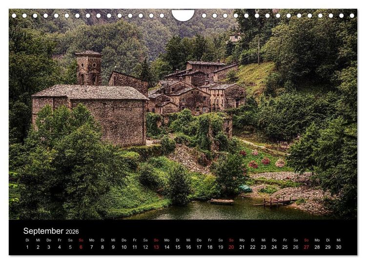 Produktbild: Bella Italia &ndash; Impressionen aus der Toskana und Ligurien (Wandkalender 2026 DIN A4 quer), CALVENDO Monatskalender