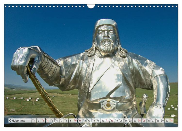 Produktbild: Mongolei Endlose Weite (Wandkalender 2026 DIN A3 quer), CALVENDO Monatskalender