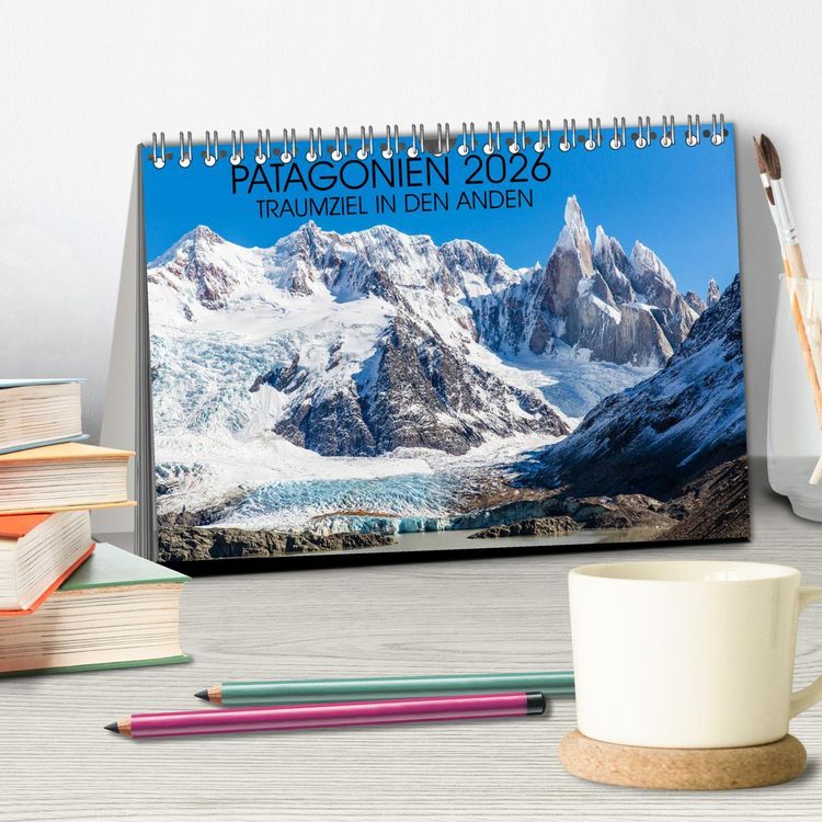 Produktbild: Patagonien 2026 - Traumziel in den Anden (Tischkalender 2026 DIN A5 quer), CALVENDO Monatskalender