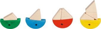 Produktbild: Legespiel und Bausteinkasten 6 bunte Fische