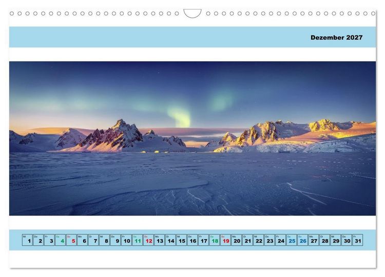 Produktbild: Naturaufnahmen - Panorama (Wandkalender 2027 DIN A3 quer), CALVENDO Monatskalender
