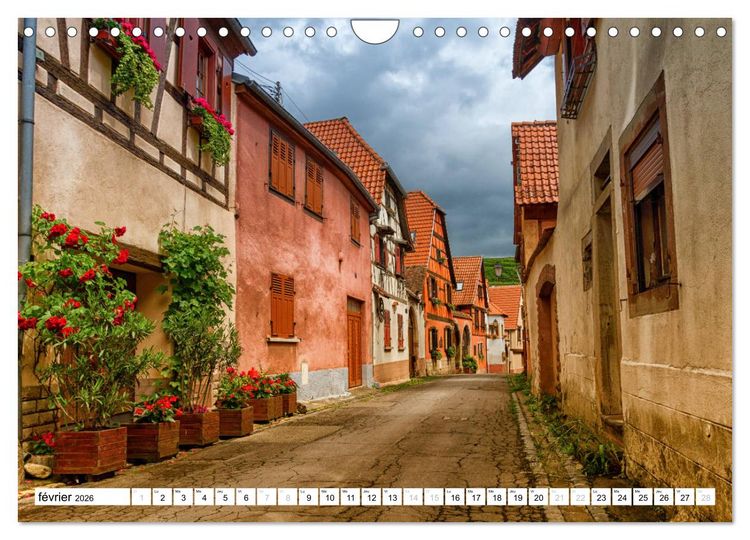 Produktbild: Alsace, magnifiques colombages (Calendrier mural 2026 DIN A4 vertical), CALVENDO calendrier mensuel