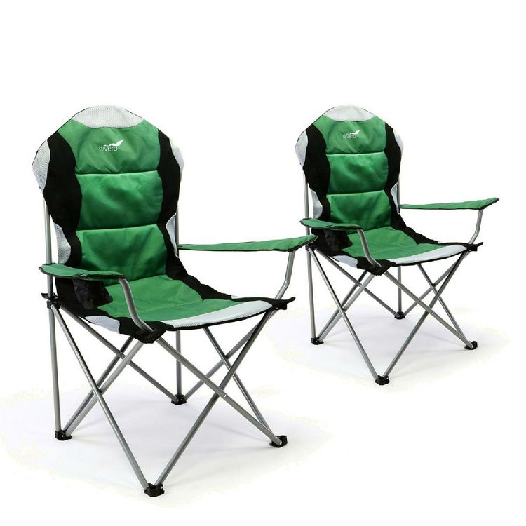 2x Angelstuhl Getrnkehalter Campingstuhl klappbar kaufen