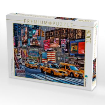 Produktbild: CALVENDO Puzzle Ein Motiv aus dem Kalender New York - nur im Taxi | 1000 Teile Lege-Gr&ouml;&szlig;e 64x48cm Foto-Puzzle f&uuml;r gl&uuml;ckliche Stunden