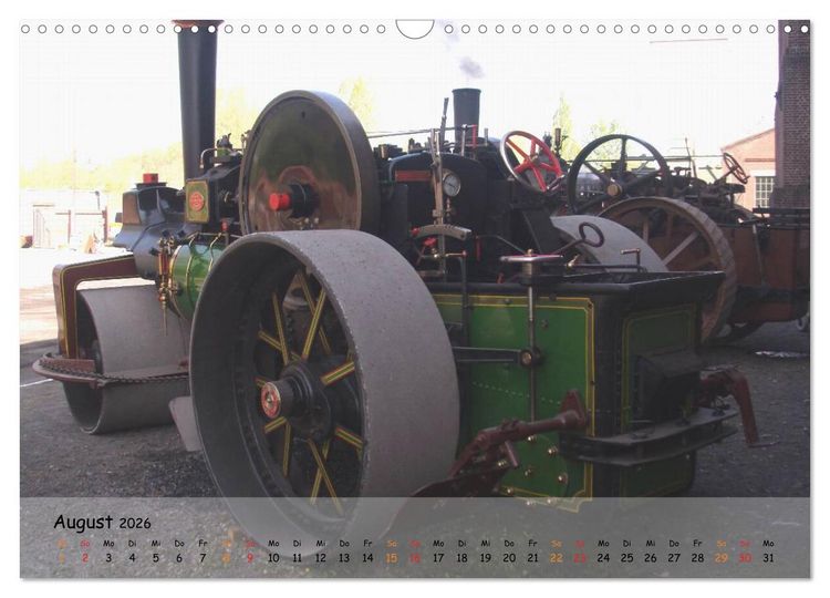 Produktbild: Dampffahrzeuge (Wandkalender 2026 DIN A3 quer), CALVENDO Monatskalender