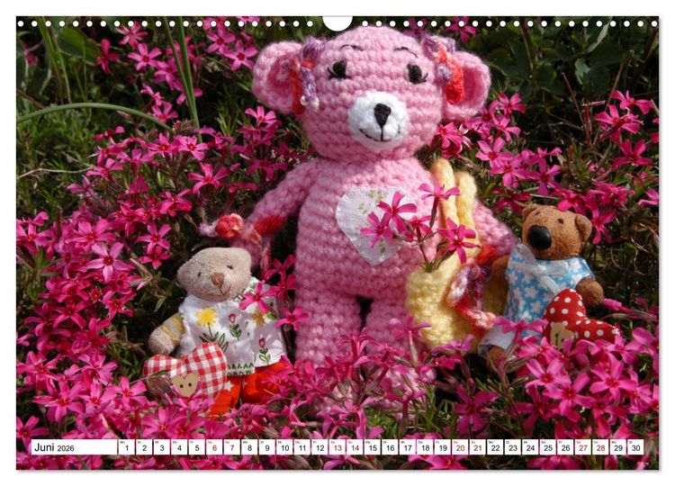 Produktbild: Die kleine Welt der Teddyb&auml;rchen (Wandkalender 2026 DIN A3 quer), CALVENDO Monatskalender