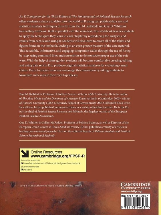 Produktbild: An R Companion for the Third Edition of The Fundamentals of Political Science Research