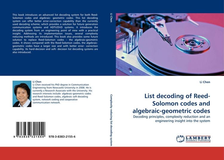 Produktbild: List decoding of Reed-Solomon codes and algebraic-geometric codes