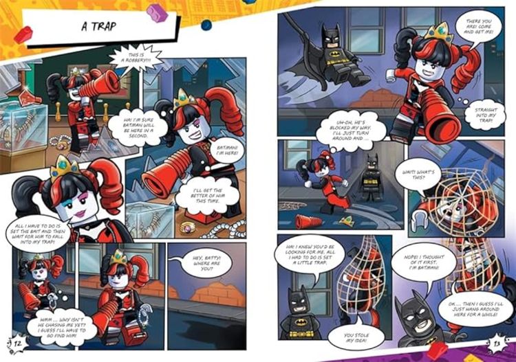 Produktbild: LEGO&reg; DC Super Heroes(TM): Batman vs. Harley Quinn (with Batman(TM) and Harley Quinn(TM) minifigures, pop-up play scenes and 2 books)