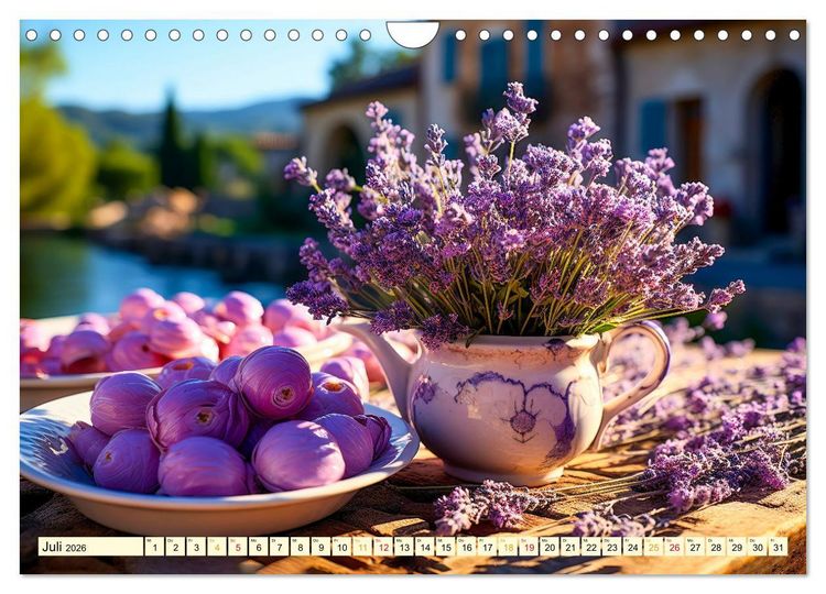 Produktbild: Provence Urlaubstr&auml;ume (Wandkalender 2026 DIN A4 quer), CALVENDO Monatskalender