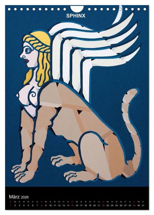 Produktbild: MYTHOS und LEGENDE (Wandkalender 2026 DIN A4 hoch), CALVENDO Monatskalender