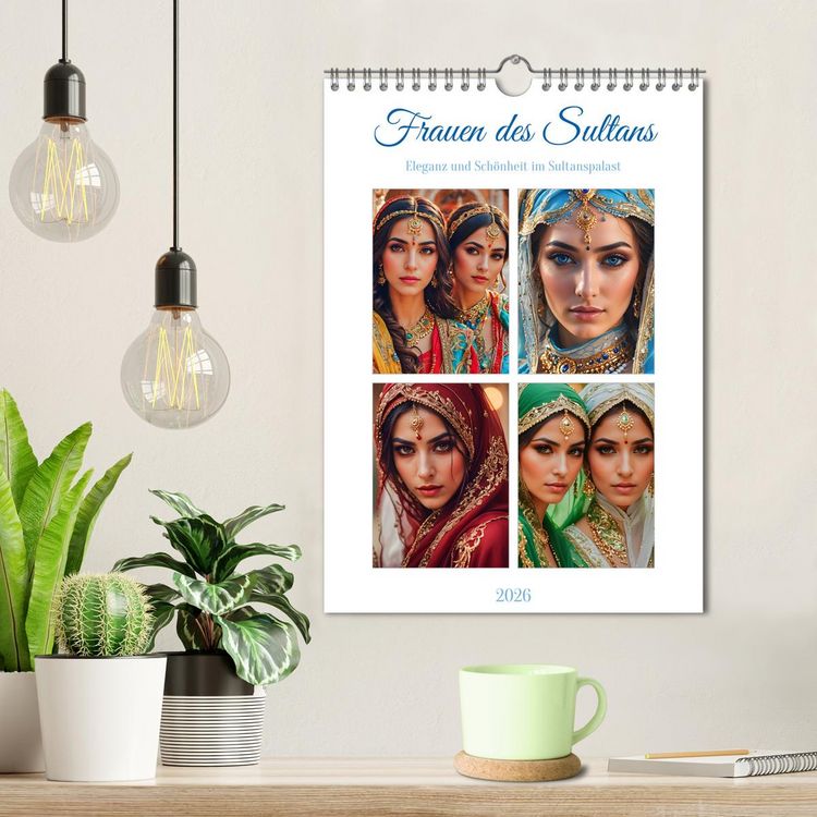 Produktbild: Frauen des Sultans (Wandkalender 2026 DIN A4 hoch), CALVENDO Monatskalender