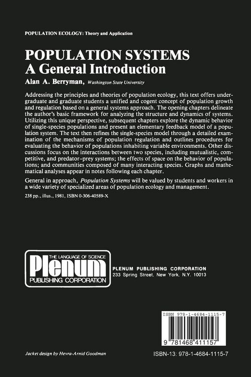 Produktbild: Population Biology of Tropical Insects
