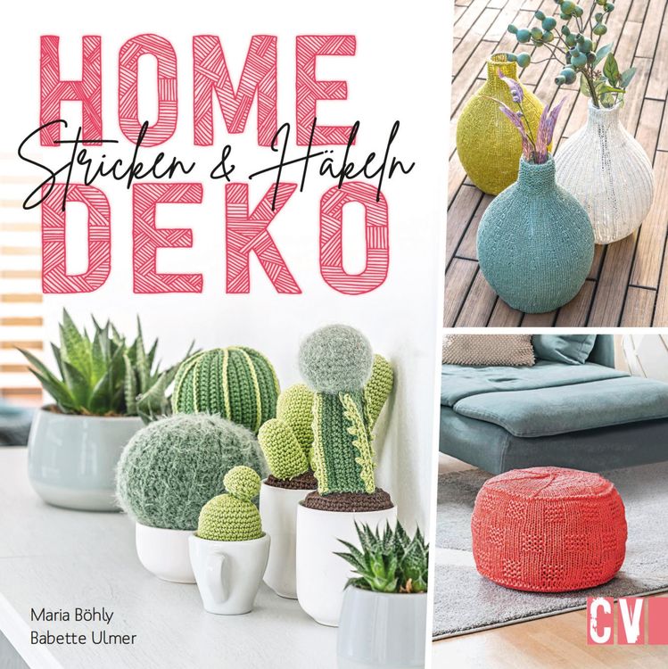 Produktbild: Home-Deko stricken & h&auml;keln. Stylische Wohn-Accessoires selbst gestalten.