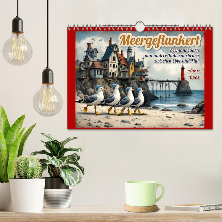 Produktbild: Meergeflunkert (Wandkalender 2026 DIN A4 quer), CALVENDO Monatskalender