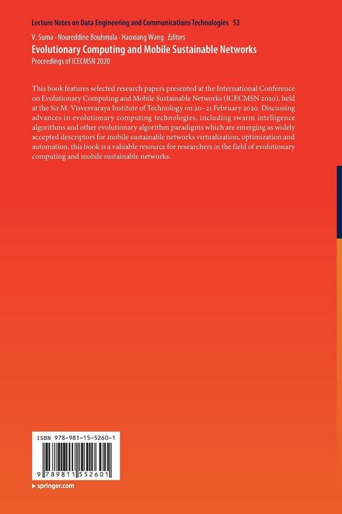 Produktbild: Evolutionary Computing and Mobile Sustainable Networks