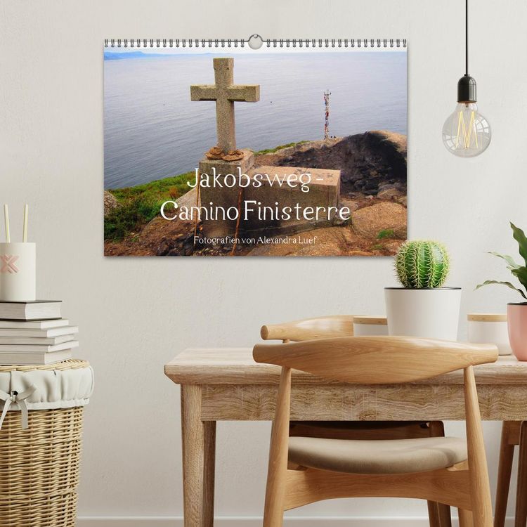 Produktbild: Jakobsweg - Camino Finisterre (Wandkalender 2026 DIN A3 quer), CALVENDO Monatskalender