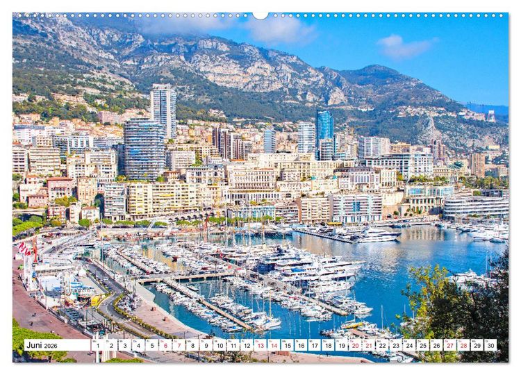 Produktbild: Monaco - Reiseziel am Mittelmeer (Wandkalender 2026 DIN A2 quer), CALVENDO Monatskalender