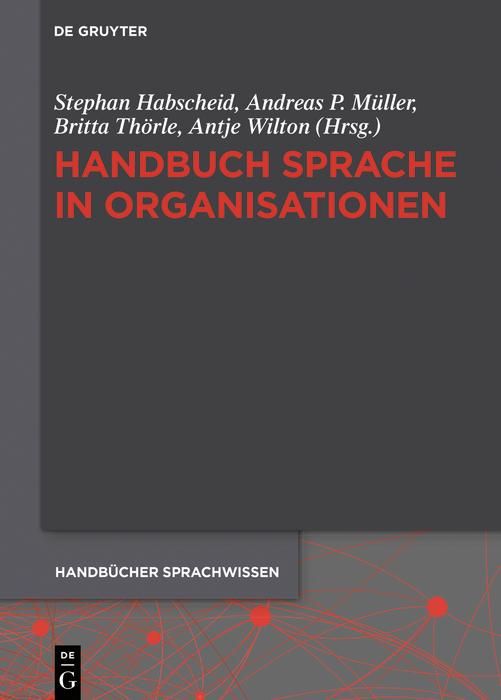 Produktbild: Handbuch Sprache in Organisationen