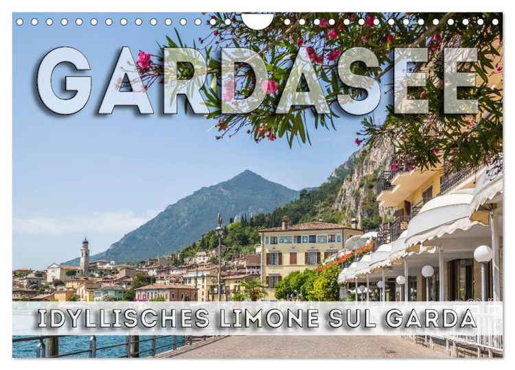Produktbild: GARDASEE Idyllisches Limone sul Garda (Wandkalender 2026 DIN A4 quer), CALVENDO Monatskalender