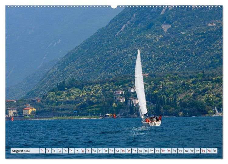 Produktbild: Unterwegs am Gardasee (hochwertiger Premium Wandkalender 2026 DIN A2 quer), Kunstdruck in Hochglanz