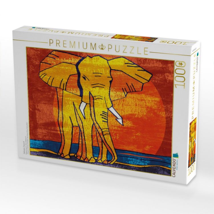 Produktbild: CALVENDO Puzzle Elefanten-Traum 8 | 1000 Teile Lege-Gr&ouml;&szlig;e 64x48cm Foto-Puzzle f&uuml;r gl&uuml;ckliche Stunden