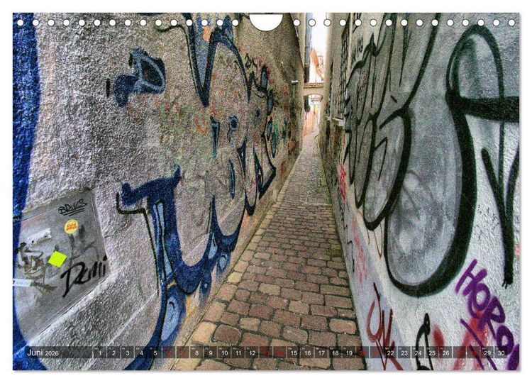 Produktbild: Freiburg - Gesichter einer Stadt (Wandkalender 2026 DIN A4 quer), CALVENDO Monatskalender