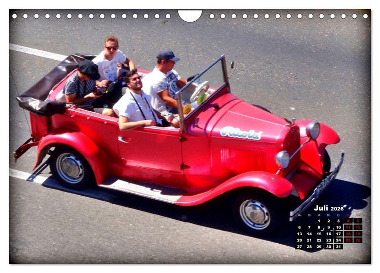 Produktbild: Pink Lady - Ford Modell A in Havanna (Wandkalender 2026 DIN A4 quer), CALVENDO Monatskalender