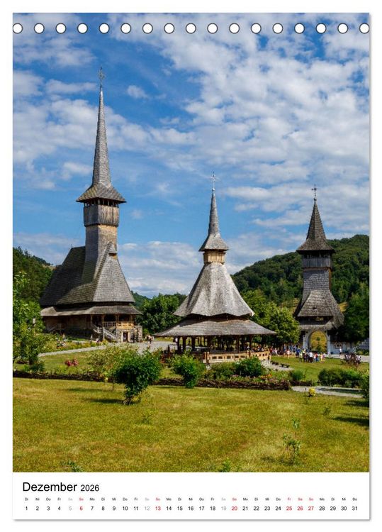 Produktbild: Wundersch&ouml;nes Maramures (Tischkalender 2026 DIN A5 hoch), CALVENDO Monatskalender