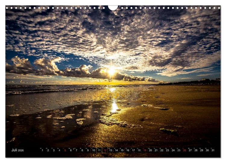 Produktbild: Die sch&ouml;nsten Sonnenaufg&auml;nge (Wandkalender 2026 DIN A3 quer), CALVENDO Monatskalender
