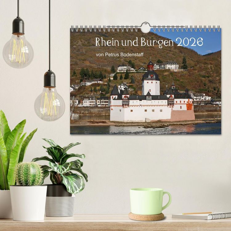Produktbild: Rhein und Burgen (Wandkalender 2026 DIN A4 quer), CALVENDO Monatskalender